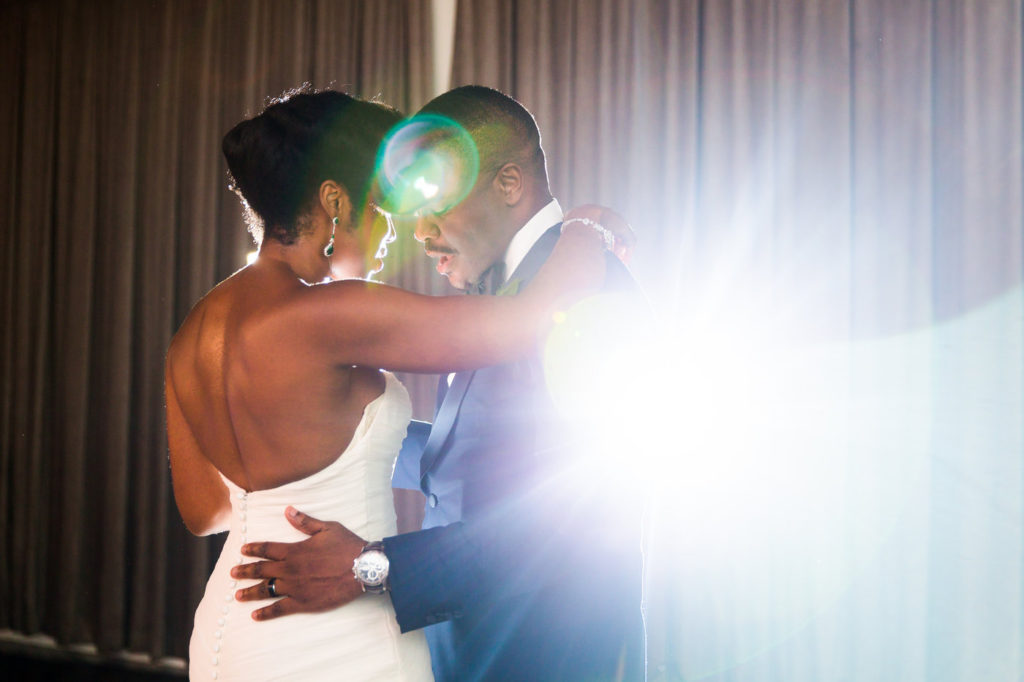 black couple first dance wedding new york city wedding planner statuesque events