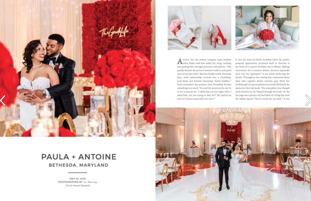 munaluchi bride magazine statuesque events feature red wedding