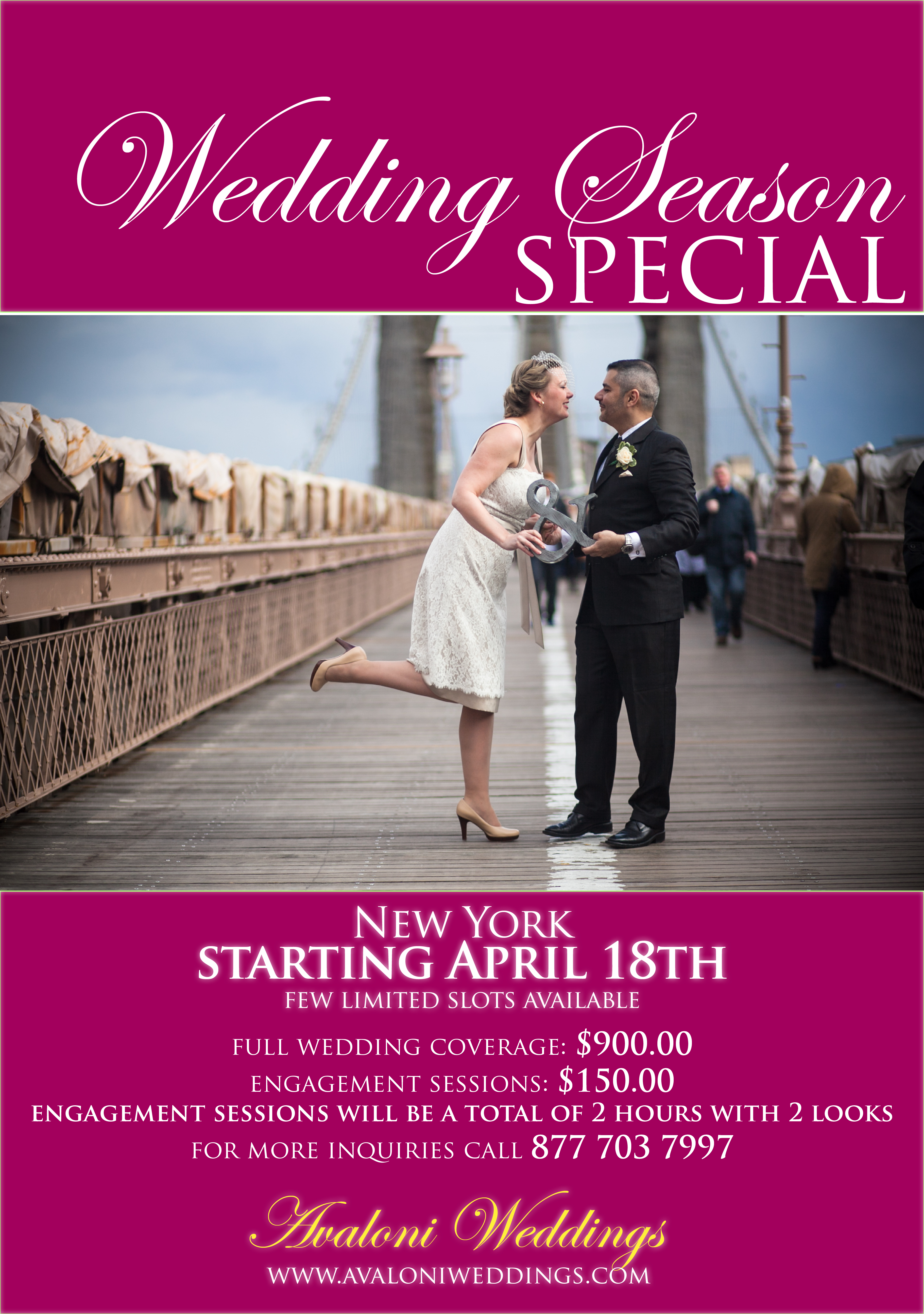 avaloni studios wedding photography $900 special