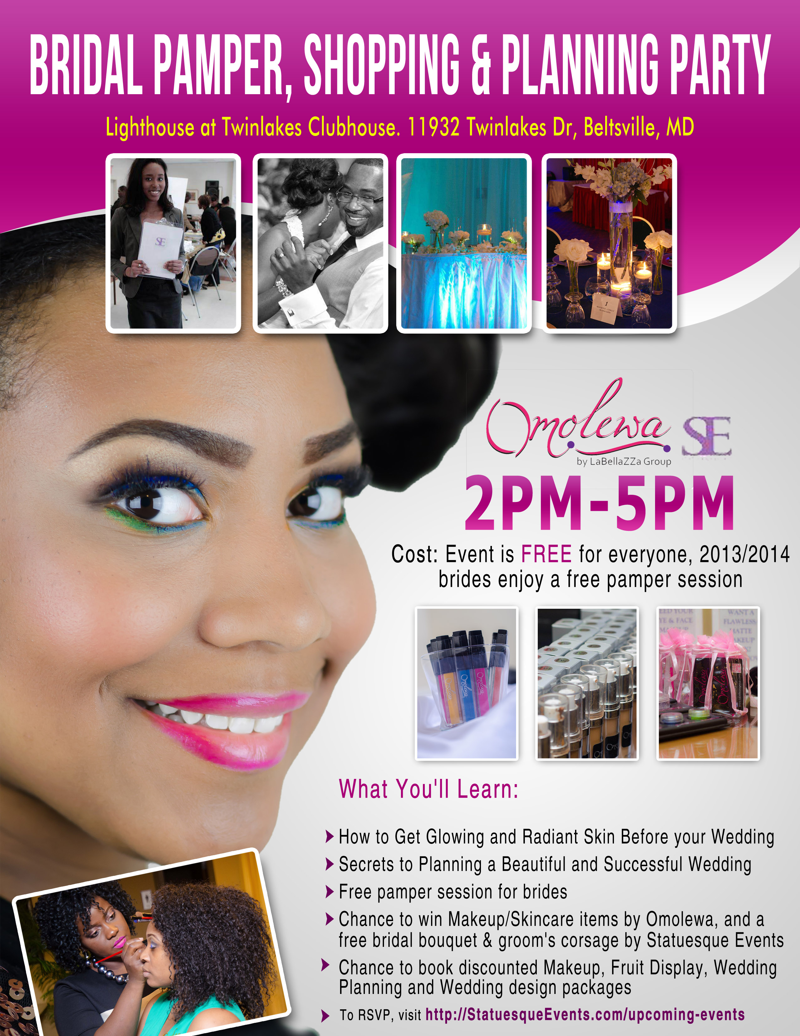 free bridal pamper party july 2013