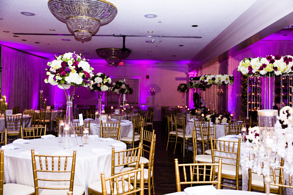 purple wedding centerpieces maryland wedding planner statuesque events