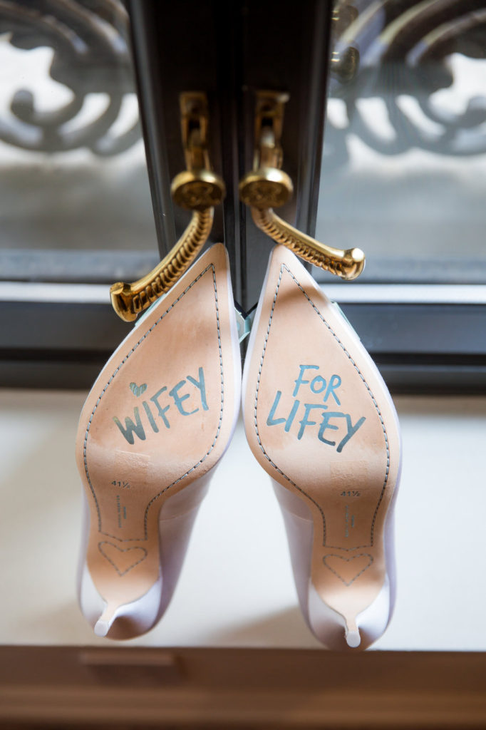 sophia webster shoes on wedding day new york wedding planner statuesque events