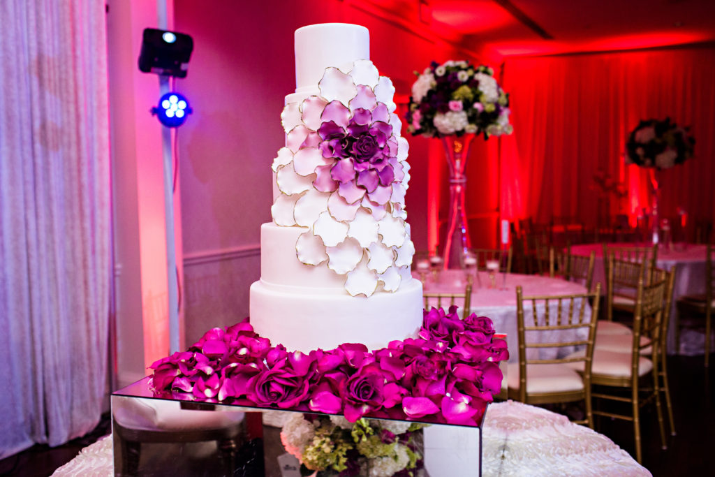 plum wedding cake maryland wedding planner statuesque events