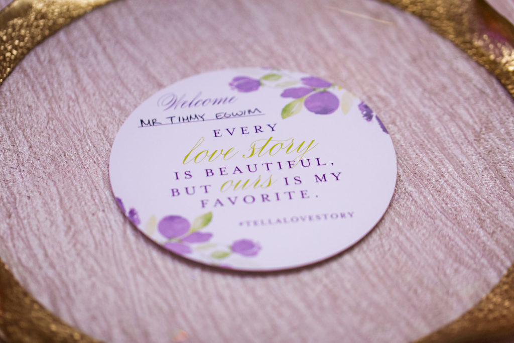plum wedding day stationary statuesque events