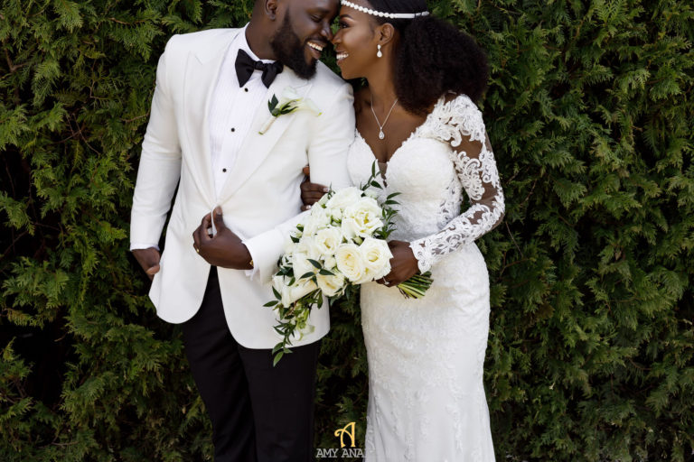 african bride and groom statuesque events