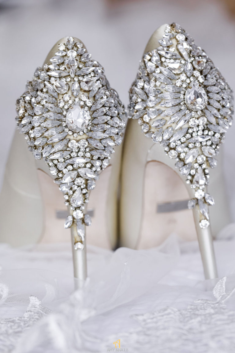 bling wedding shoes statuesque events