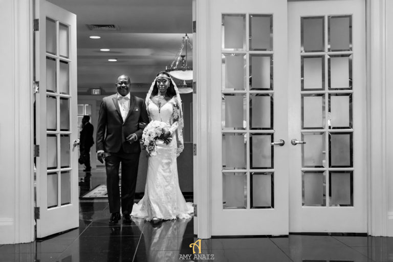 ghanaian bride and father usa wedding statuesque events