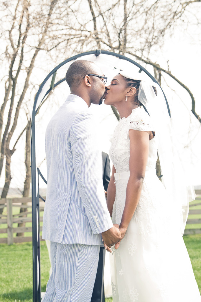 Crystal and Jay wedding ceremony at Walker's Overlook by Asa Photography Statuesque Events Wedding Planning