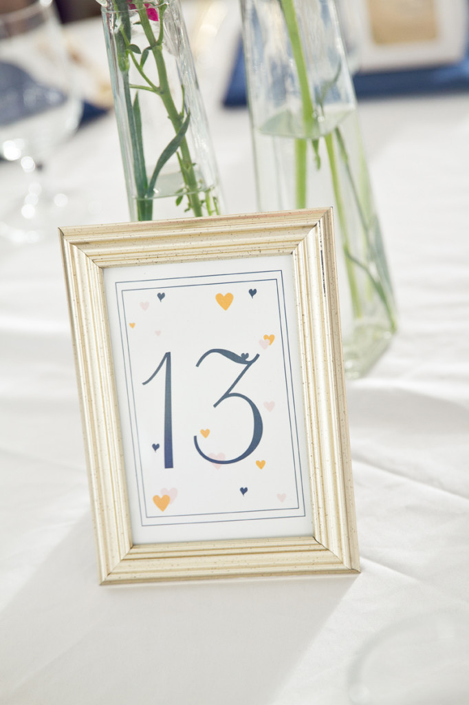 Gold Table Numbers Crystal and Jay wedding Reception at Walker's Overlook by Asa Photography Statuesque Events Wedding Planning