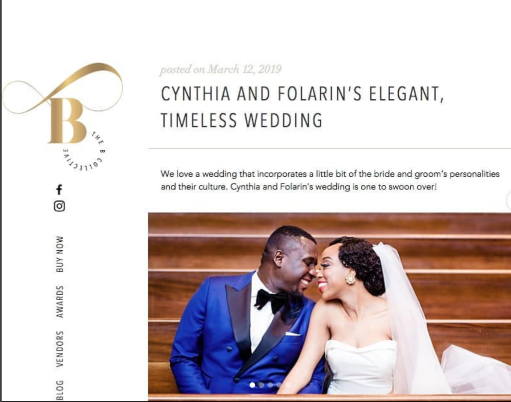 folarin and cynthia tella wedding on bcollective magazine statuesque events maryland wedding planner