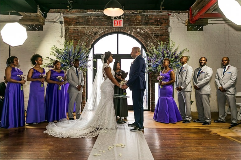african american wedding planner in brooklyn new york statuesque events liberty warehouse