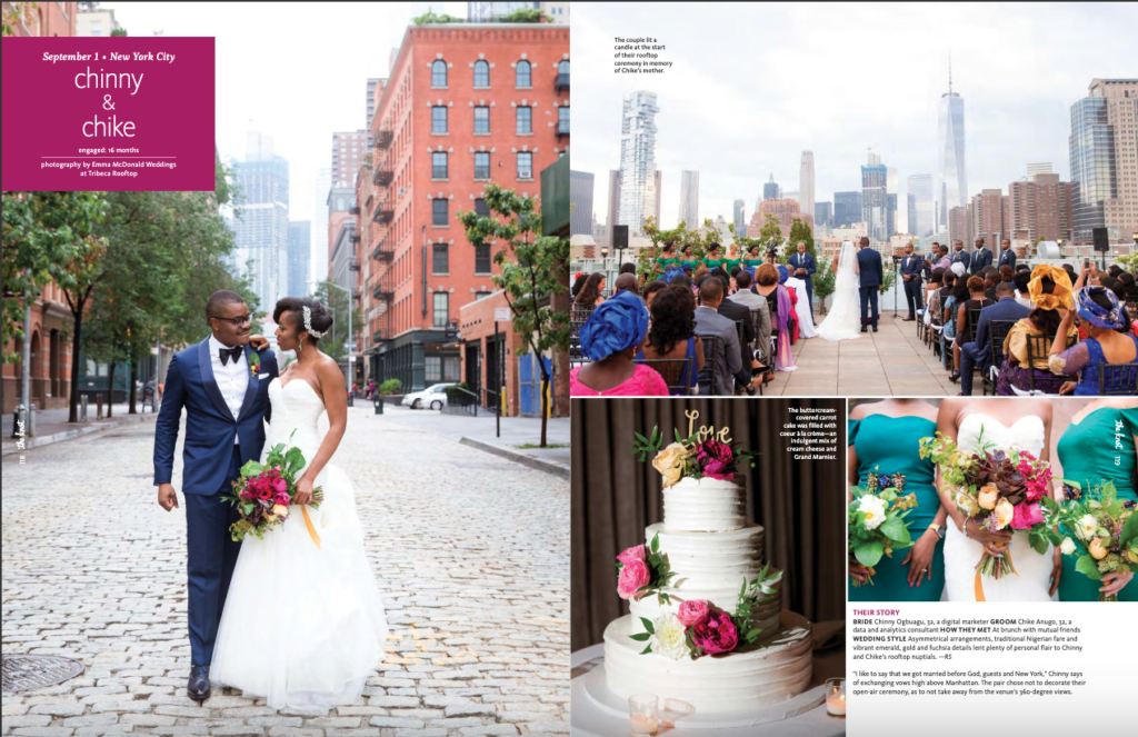 nigerian wedding planner in new york nigerian wedding in magazine